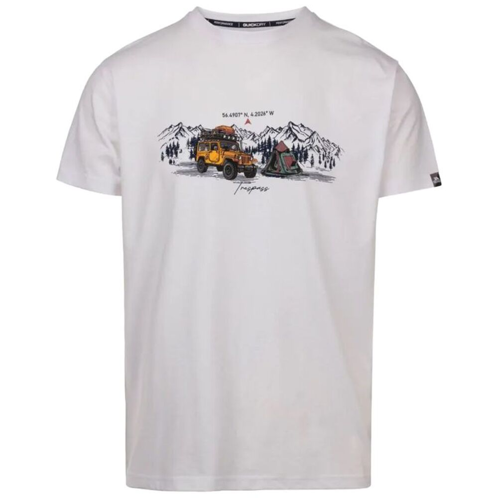 Trespass Mens Horton T-Shirt / White